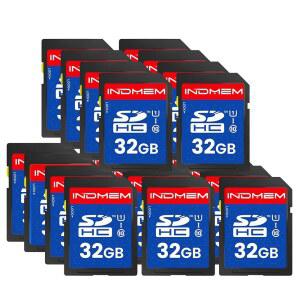 SD 카드 32GB 20팩 UHS-I 클래스 10 MLC 플래시 메모리 카메라용 고속 디지털 DSLR 액션 캠 - 신뢰할 수 있는 스토리지