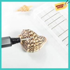 호환 -ABHW 10Pcs T 모양 다이아몬드 버 - 3/32인치 생크 미니 채널 커팅 버 다이아몬드 장착 석재 조각 비트