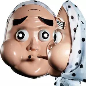 BESUM 2025 일본 노효토코 코스프레 마스크 텐구 오멘 풀사이즈 성인 할로윈 코스튬 소품