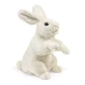 [하프클럽/브이와이]고급 손인형 서있는 흰토끼 동물인형 38cm F2868