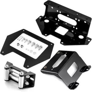 2000-3500 LBS용 7/8 124MM 윈치 롤러 페어리드 케이블 가이드가 있는 ROMELACK 마운팅 브래킷 폴라리스