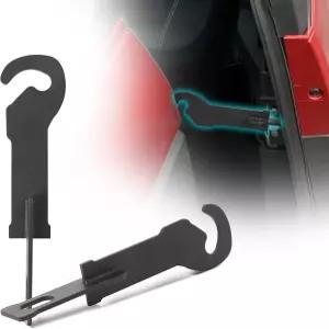 VOUTRAK 4.5인치 RZR 도어 래치 익스텐더 공기 순환을 위한 이지 쿨 UTV 금속 에어 벤트 터보 PRO XP/R