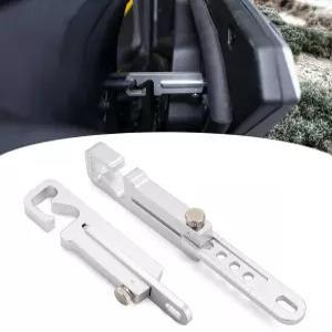 ROMELACK 2PCS 조절 가능한 쿨 도어 래치 익스텐더 알루미늄 캔 암 커맨더 매버릭 핏 혼다 파이오니어 탈론