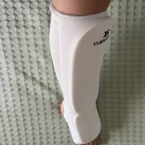 호환 MMA 장비 가라테 다리 보호대 발 보호 장비 스파링용 태권도 산다 무에타이 정강이 및 발등 보호대 탄력성