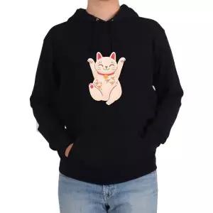 [하프클럽/]색상 고양이 후드티 마네키네코 다양한 야옹이 디자인