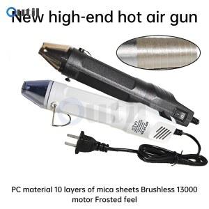 호환 220V 열풍기 DIY 납땜 온도 블로워 건 전기 열풍 건 미니 히트건 공예품 수축 튜브 자동차 랩핑용