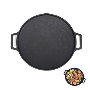 [하프클럽/]인션겸용 구이팬 그리들팬 40cm 고기 생선 전골 볶