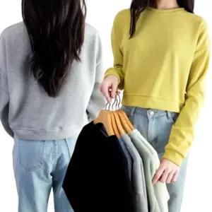 베르 크롭 맨투맨 6color 루즈핏 맨투맨티 얇은티