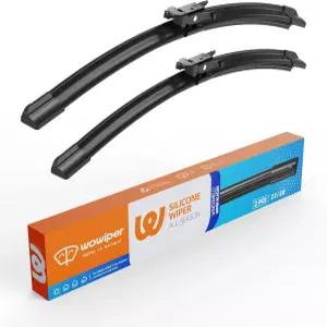 WOWIPER 실리콘 와이퍼 블레이드 22인치 20인치 링컨 MKZ 2020-2013 포드 머스탱 2021-2007 전면