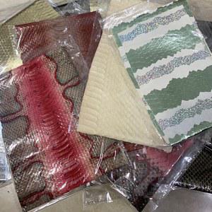 호환 새로운 대형 뱀피 무늬 인조 가죽, 휴대폰 케이스, 벨트 DIY, 수제 시계줄 제작 재료