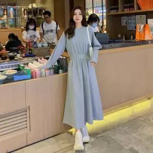 [하프클럽/]F14293 2컬러 허리밴딩 플레어 원피스 봄신상원피스