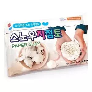 [하프클럽/브이와이]도너랜드 뽀송이모래 - 500스노우지점토 40233