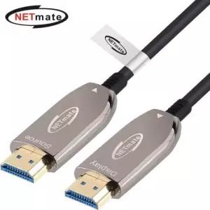 (Netmate) 8K 60Hz HDMI v2.1 AOC 리피터 광 케이블 20M