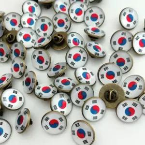 국경일 태극기 뱃지 경축일 배지 선물 기념일 행사용 삼일절