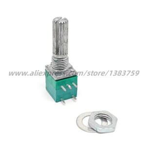 호환 1PCS RK097NS RK097 전위차계 B50K B503 샤프트 20mm 5Pin 스위치 오디오 씰링 전위차계 키트