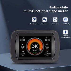 호환 자동차 obdii 업 디스플레이 a65 hud gps 디지털 속도계 게이지 4x4 오프로드 경사계 디스플레이 슬로프 미터 자동 스마트 시스템