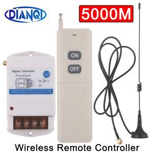 호환 범용 무선 리모컨 스위치, 전기 게이트 라이트 워터 펌프 리시버 및 송신기용 리모컨, 220V, 30A, 5000M