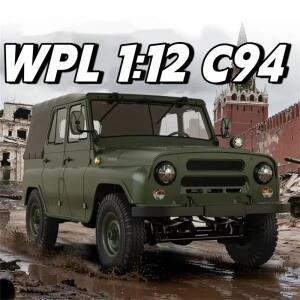 WPL 1:12 C94 풀 스케일 시뮬레이션 사륜구동 십자컨트리 클라이밍 RC 원격 조종 자동차 원격 조종 장난감