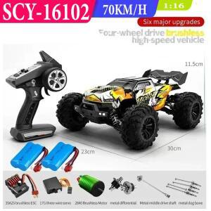 SCY 16102PRO 브러시리스 고속 70KM H 4X4 오프로드 2.4G 4WD 원격 조종 RC 자동차 4WD 레이싱 몬스터 레이
