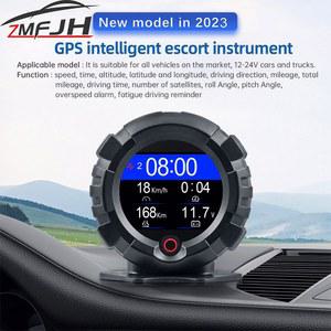 호환 자동차 GPS 경사 계량기 디지털 OBD 헤드업 디스플레이, 경사계 속도계, 오프로드 자동차 경사 각도, 계량기 고도 위도, X95