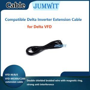 호환 델타 인버터 패널 익스텐션 케이블 VFD-MS300, VFD-M, VFD-B, VFD-E, VFD-V, VFD-F, VFD-G EG1010A-C EG2010A-C EG3010A-C, 1m, 2m, 길이