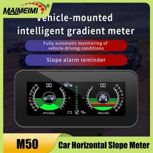 호환 M50 GPS HUD 경사계 경사각계 틸트 롤 피치 각도 GPS BDS 속도계 오프로드 4X4 자동차 헤드업 디스플레이 전압계