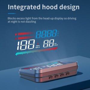 호환 OBD II OBD2 자동차 헤드업 디스플레이 안전 운전 화면 알람 시스템 M26 전자 속도계 수온 전압 플러그 앤 플레이