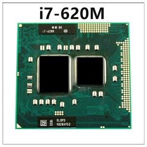 호환 코어 i7620M i7 620M SLBTQ SLBPD 2 6GHz 듀얼 코어 쿼드 스레드 CPU 4M 35W 소켓 G1 / rPGA988A