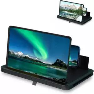 휴대폰용 화면 확대기 2026년 새로운 3D HD 확대 스크린 프로젝터 모든 호환되는 접이식 스탠드 홀더 0인치