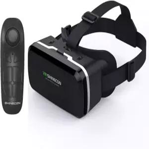 컨트롤러/게임패드가 장착된 HD 가상 현실 셋 안이드용 VR TV 영화 및 비디오 게임용 3D 글래스 폰과