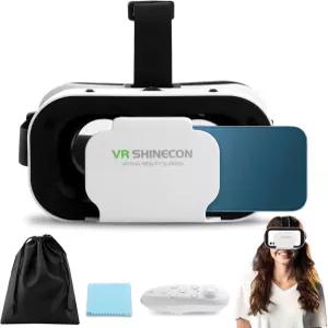 VR 셋 및 3D 안경 가상 현실 컨트롤러 범용 고글 영화 TV 비디오 게임용 4765인치 호환
