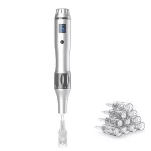 더마 롤러 펜 0.25mm 가정용 헤어 페이스 두피 수염 피부 관리용 마이크로니들링 펜
