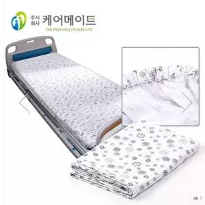 케어메이트 병원용 침대커버 면시트 밴드형 환자용 침대시트