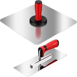 Lasnten 건식 벽체 마감 도구 키트 11인치 스테인리스 스틸 손 석고 트롤 플랫 콘크리트 석조 진흙 매