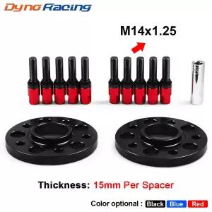 허브스페이스 휠 15mm 66.6mm 5x112mm 허브 센트릭 보어 스페이서 M14x1.25 테이퍼 볼트 BMW 호환 X5 G05 X