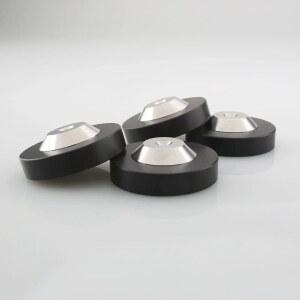 호환 하이파이 오디오 스피커, AMP DAC CD 스파이크 베이스 패드, 절연 피트 개선 사운드 스탠드, 39x13mm