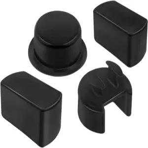 QZTY 4 PCS 자동차 테일게이트 힌지 키트 부싱 삽입 트럭 침대 플라스틱 좌측 우측 도어 사이드 장착 닷지