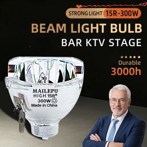 마일레푸 15R 300W 무빙 헤드 빔 라이트 프로젝터 RGBW 전구 DMX512 컨트롤 포함 KTV 및 호텔용 KITSKIP
