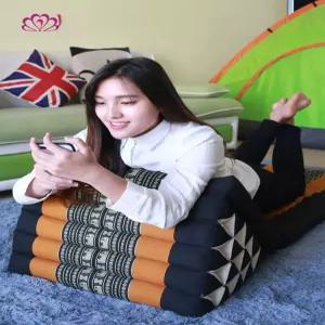 삼각 쿠션 동남아풍 카페 접이식 방석등 패브릭 동남아 마사지 피크닉 인테리어 좌식