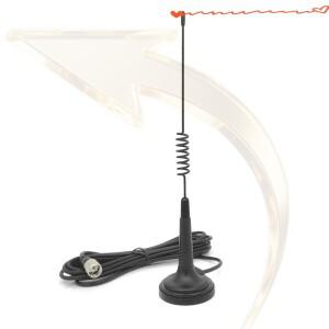 27MHz CB 무전기 안테나 자석식 장거리 마그넷 마운트 (4m RG58 케이블 포함) 차량용 트럭 모바일 핸드헬드