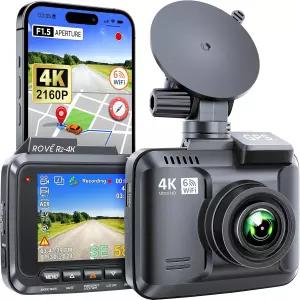 ROVE 로브 R2-4K 대시캠 내장 와이파이 6 GPS 차량 카메라 레코더 UHD 2160P