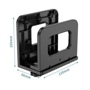 호환 벽걸이형 라우터 홀더, WiFi 모뎀/광 모뎀/노트북/미니 PC/셋톱박스용 조절식 브래킷, 나사가 있는 범용 선반