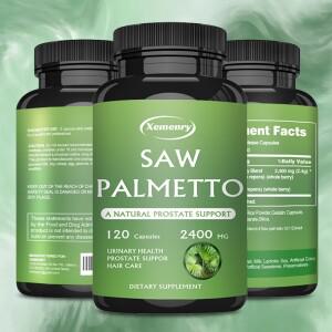 Saw Palmetto 캡슐 - 전립선 지원, 탈모 방지, 요로 건강, 모발 성장 촉진