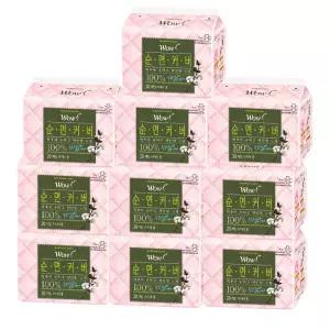 와우 순면 생리대 슬림롱 팬티라이너 20p x 10팩 (총 200P) 동성제약이 만든 착한 2257769 J