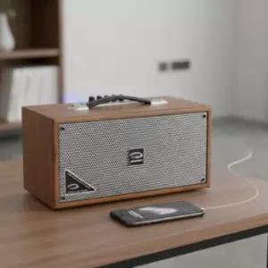 보람전자 SMP-330K USB 블루투스 충전식 행사용 매장 앰프스피커 기타앰프 버스킹