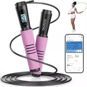 RENPHO 스마트 줄넘기 APP 데이터 분석 기능 피트니스 홈 체육관 크로스핏 카운터