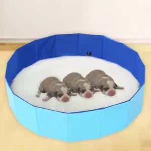 반려견과 강아지를 위한 휴대용 출산 수영장 접이식 팽이 펜 반려견 상자 청소하기 쉽고 하드 반려동물