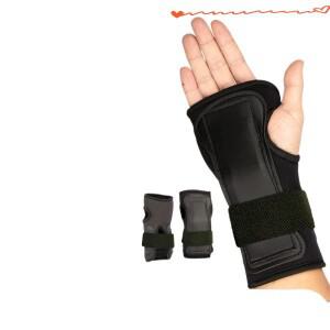 스키 핸드 가드 손목 보호대 남성용 및 여성용 장갑 내장형 롤러 스케이트 추락 방지 및 염좌 방지 보호 장