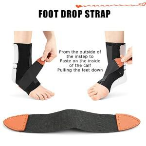 발 처짐 보조기구 조절 가능 L/R 발목 염좌 보조기구 편마비 교정기 재활용 발 보호대