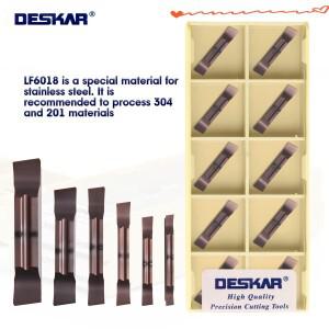 DESKAR 100% 오리지널 MGGN150R-8 MGGN200L-8 MGGN250R-15 MGGN300-JM LF6018 커팅 그루브 인서트 선반 가